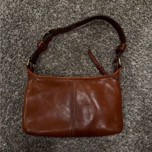 Vintage Y2K Coach Shoulder Bag Tattersall Bleecker
Cognac Brown Leather Hobo